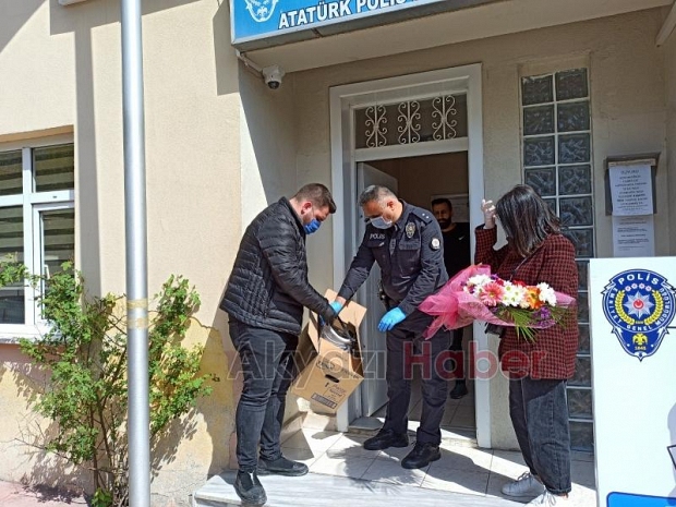 Sağlık ve Emniyet Mensuplarına Siperlik Hediye Edildi