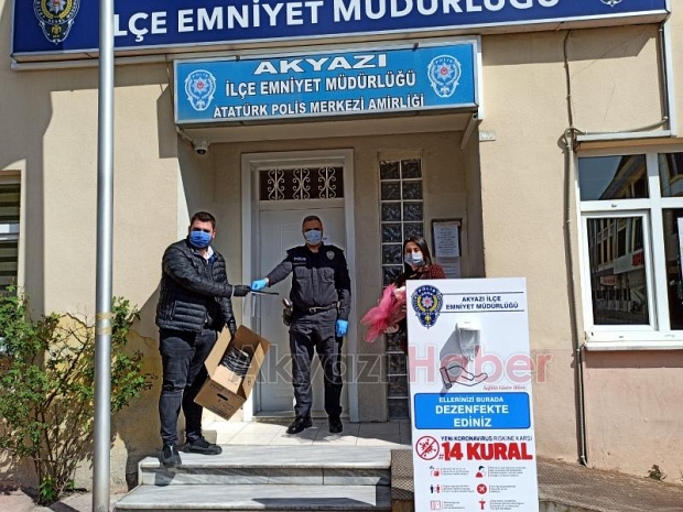 Sağlık ve Emniyet Mensuplarına Siperlik Hediye Edildi