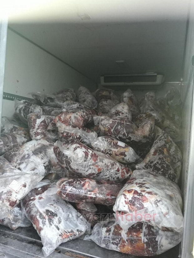 Sakarya'da 5 ton kaçak et yakalandı