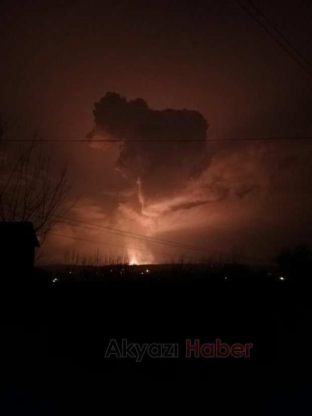 Sakarya da Patlama