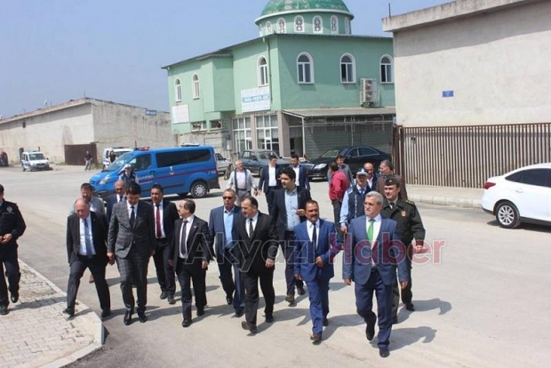 Sakarya Valisi Çoş Akyazı da İncelemelerde Bulundu