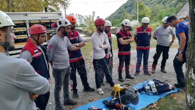 SAKTİM AFAD Müdürlüğünde arama kurtarma eğitimi aldı 
