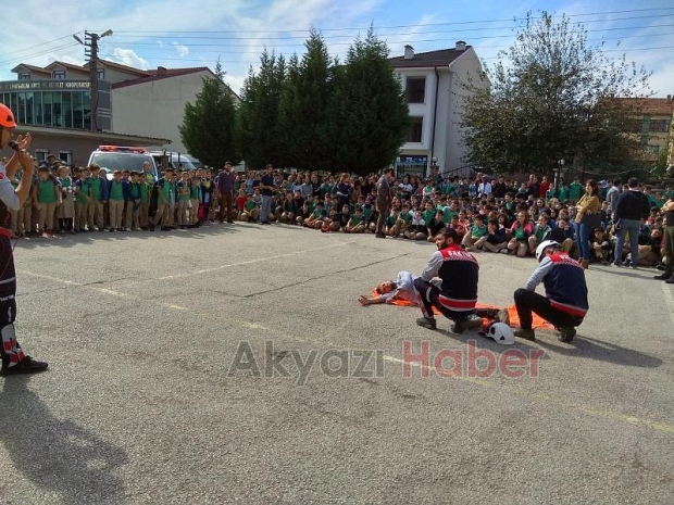 SAKTİM öğrencilere afet bilinci eğitimi verdi