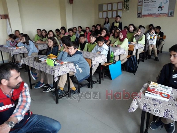 SAKTİM öğrencilere afet bilinci eğitimi verdi