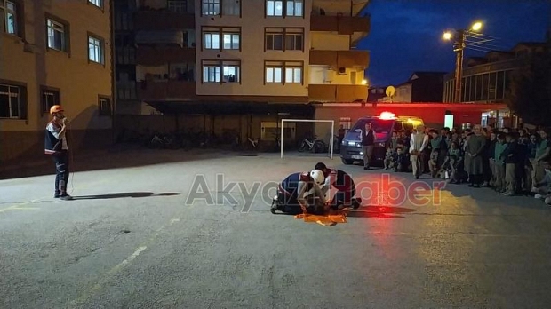 SAKTİM öğrencilere afet bilinci eğitimi verdi