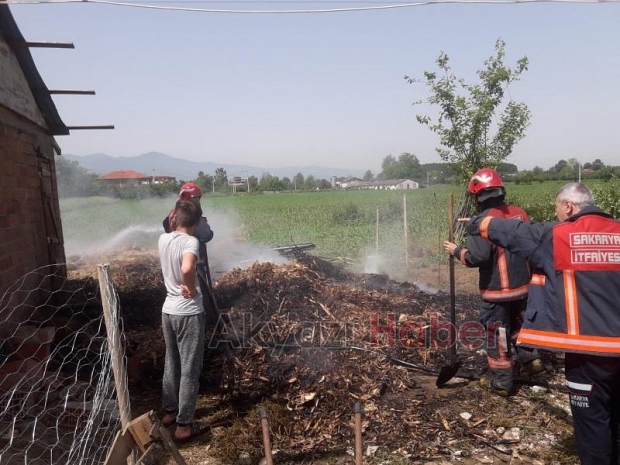 Samanlık Alev Aldı