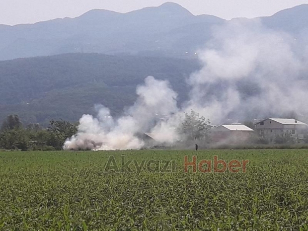 Samanlık Alev Aldı