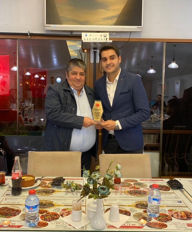 Samet Tekin için veda yemeği düzenlendi
