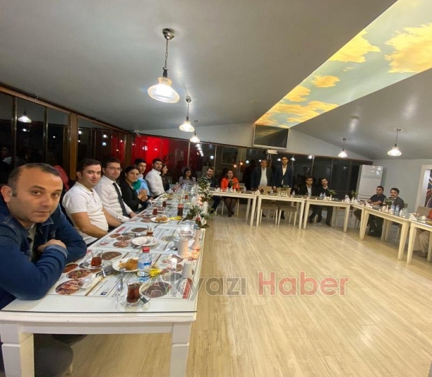 Samet Tekin için veda yemeği düzenlendi