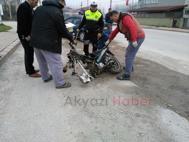Sanayi Girişinde Kaza 1 Yaralı