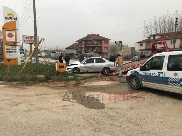 Sanayi Girişinde Kaza