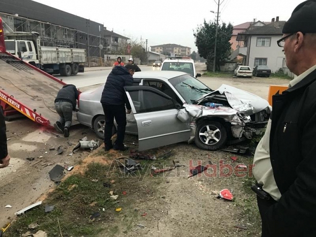 Sanayi Girişinde Kaza