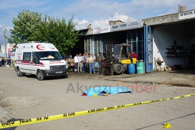 Sanayi sitesinde cinayet