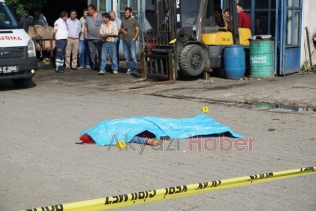 Sanayi sitesinde cinayet