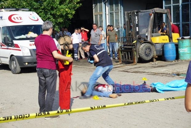 Sanayi sitesinde cinayet