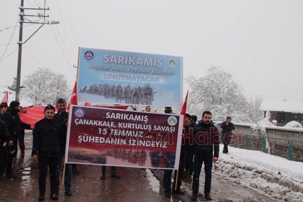 Sarıkamış Şehitleri İçin Yürüdüler