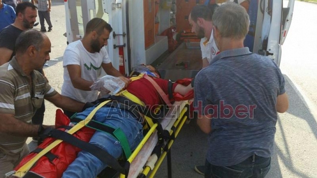 Şehit Furkan Çelik Caddesinde korkutan kaza