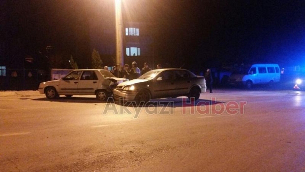 Şehit Furkan Çelik Caddesinde Trafik Kazası