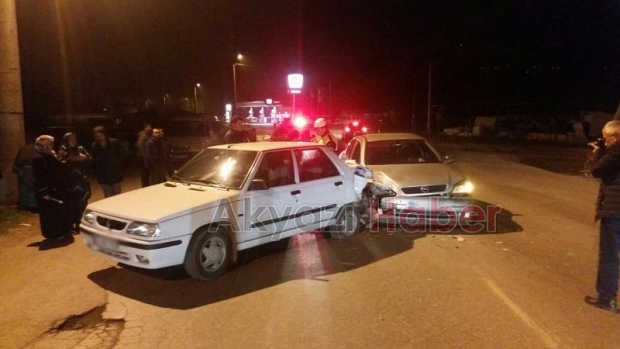Şehit Furkan Çelik Caddesinde Trafik Kazası