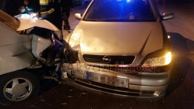 Şehit Furkan Çelik Caddesinde Trafik Kazası