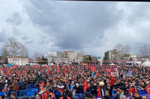 Seninleyiz Kudüs Mitingine Yoğun Katılım