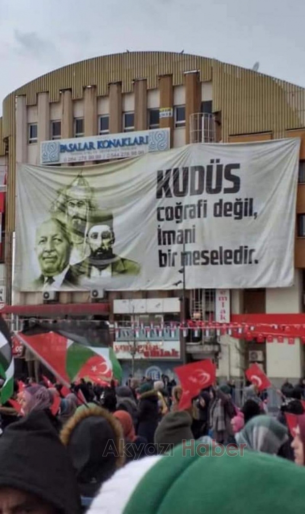 Seninleyiz Kudüs Mitingine Yoğun Katılım