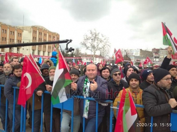 Seninleyiz Kudüs Mitingine Yoğun Katılım