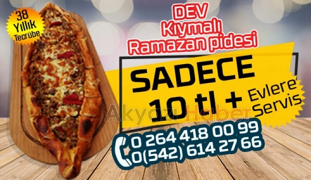 Servet Ustanın yerinde Ramazan Pidesi Sadece 10 TL
