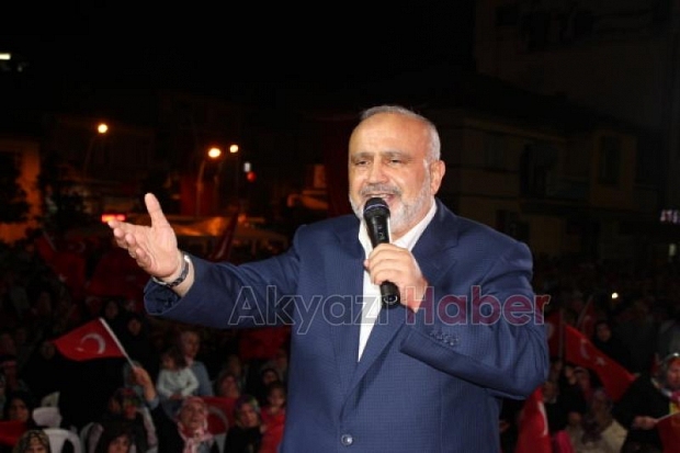 Şevki Yılmaz Demokrasi Nöbetinde Akyazılara Seslendi