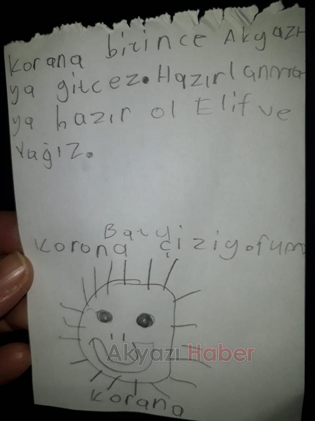 Seyahat yasağından dolayı Akyazıya gelemedi