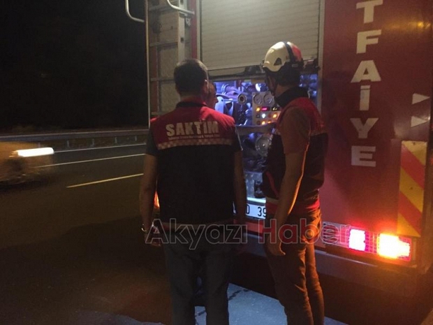 Seyir Halindeki Otomobil Alev Aldı