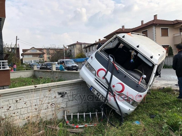 SGM Arka Sokağında Trafik Kazası