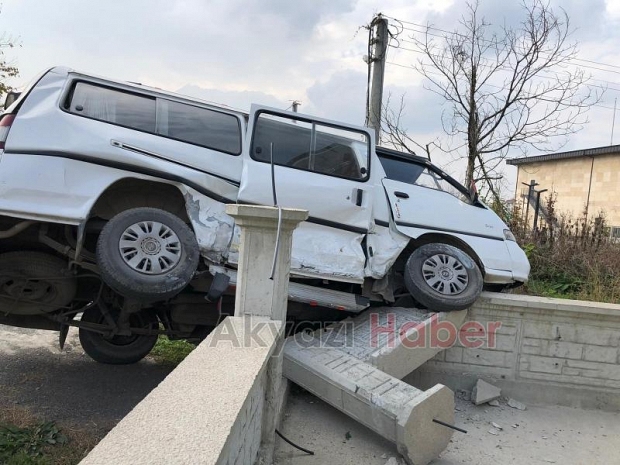 SGM Arka Sokağında Trafik Kazası