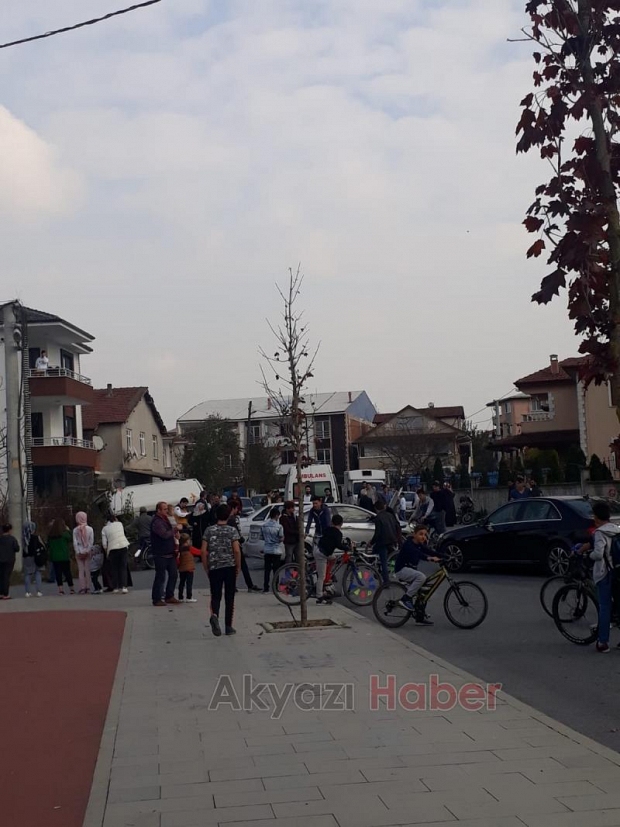 SGM Arka Sokağında Trafik Kazası