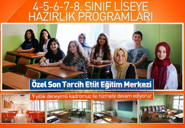 Son Tercih Etüt Eğitim Merkezinden ERKEN KAYIT FIRSATI