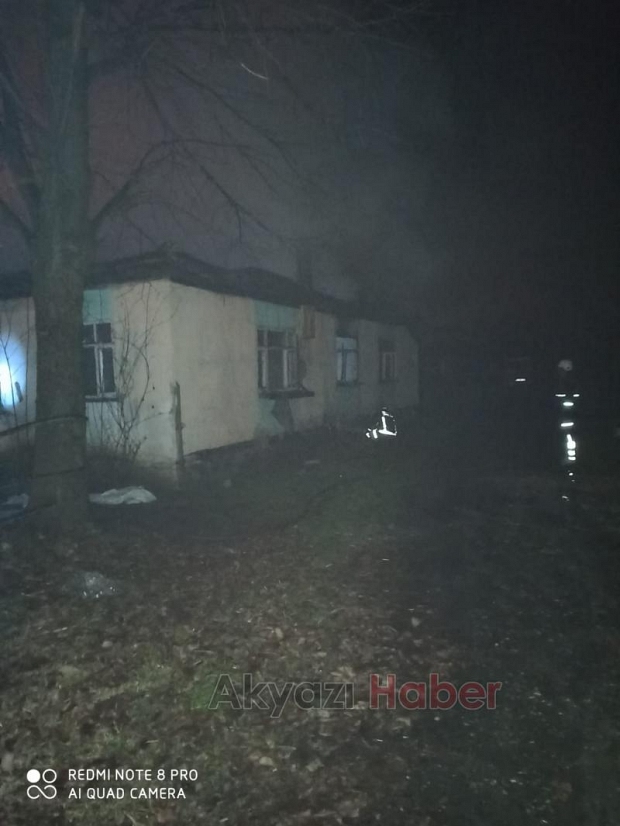 Suriyeli ailenin evinde yangın çıktı