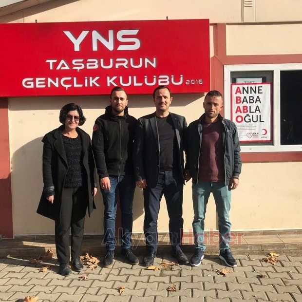 Taşburun Gençlik Kulübünden kan bağışı