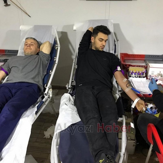 Taşburun Gençlik Kulübünden kan bağışı