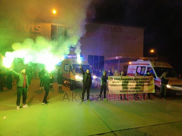 Tatangalar akyazıdan sağlık çalışanlarına destek