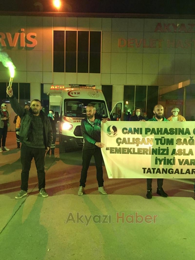 Tatangalar akyazıdan sağlık çalışanlarına destek