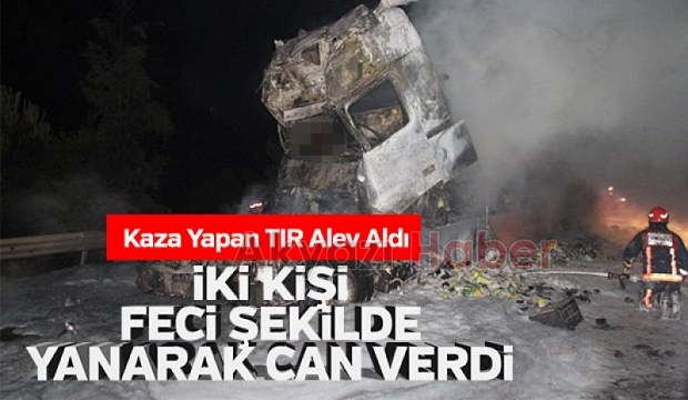 TEM OTOYOLUNDA KAZA 2 ölü