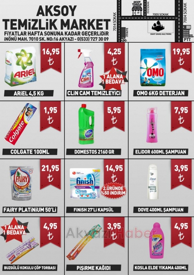 Temizlik Ürünlerinde En İddialı Fiyatlar
