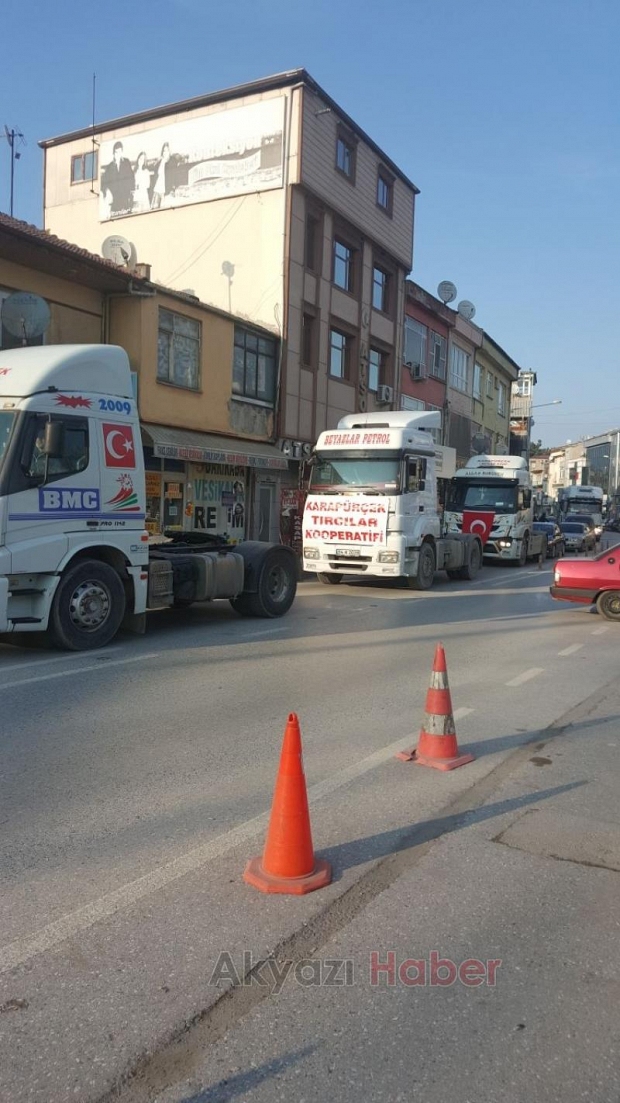Tırcılar’dan Mehmetçik için konvoy