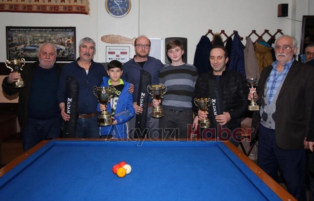 4 Top Bilardo Turnuvası Sonuçlandı