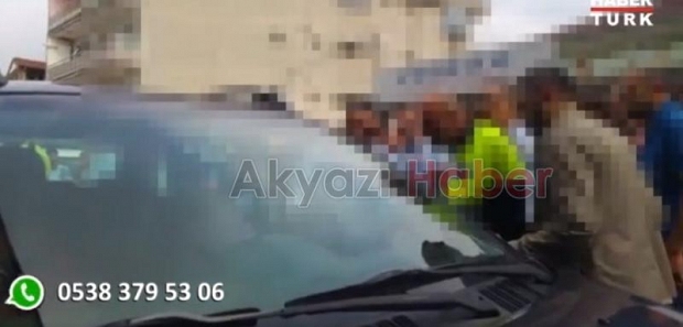 Trafik cezasına kızdı Polis memuru ile tartışma yaşadı
