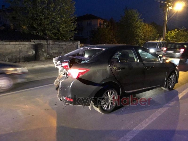 Trafik kazası 1 yaralı
