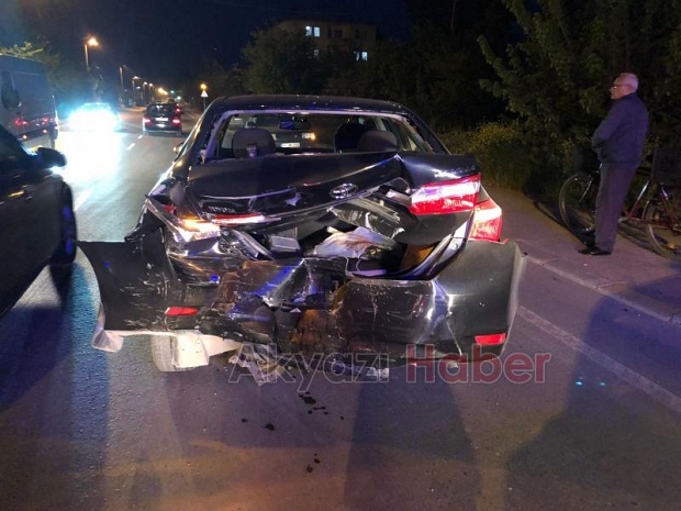 Trafik kazası 1 yaralı
