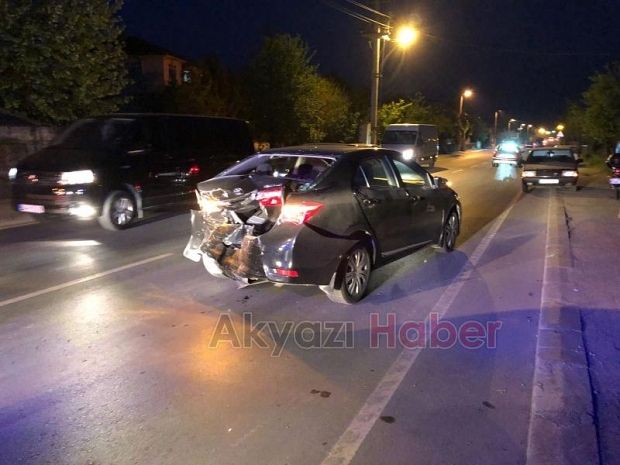 Trafik kazası 1 yaralı