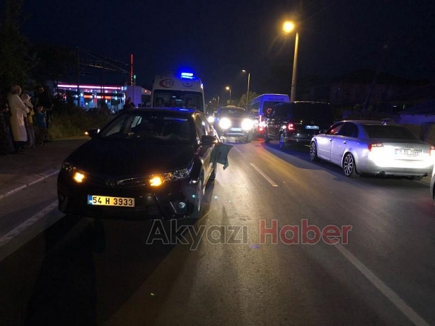Trafik kazası 1 yaralı