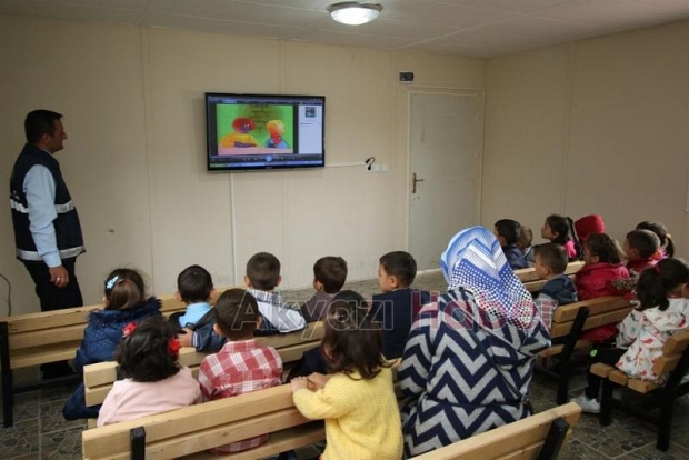 TRAFİK PARKTA EĞİTİMLER DEVAM EDİYOR